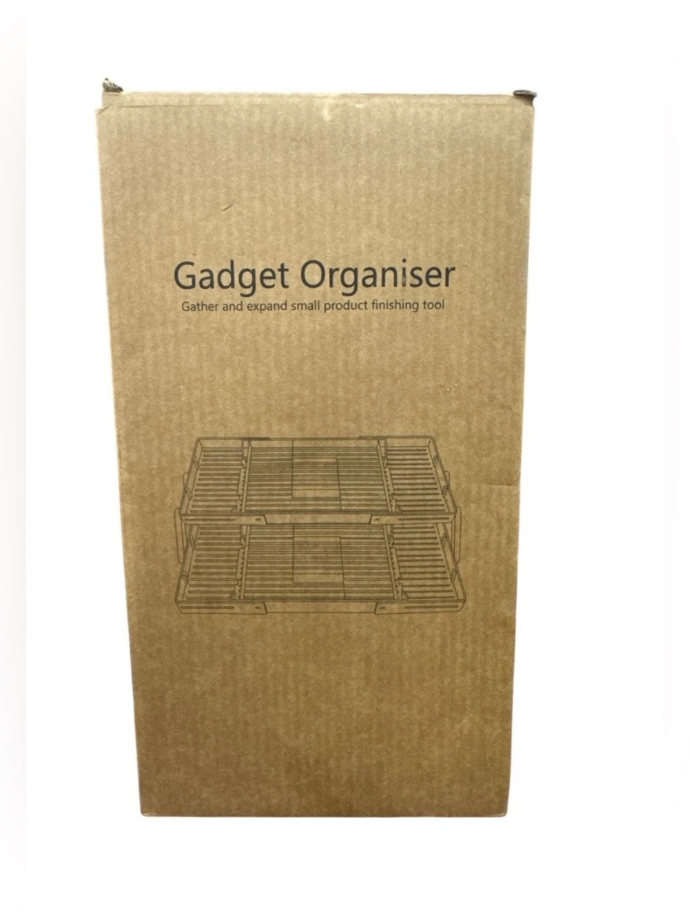 Gadget Organiser Adjustable Shelf Divider - Brown